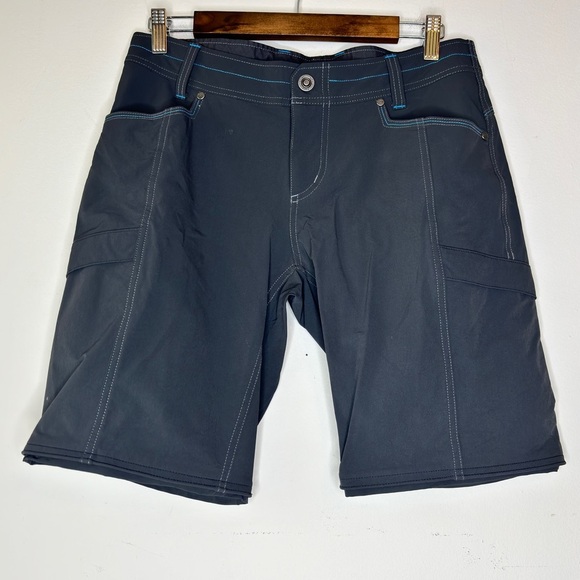 Kuhl Dark Gray Zip Off Hiking Outdoor Athleisure Shorts Size 8 - Picture 7 of 7